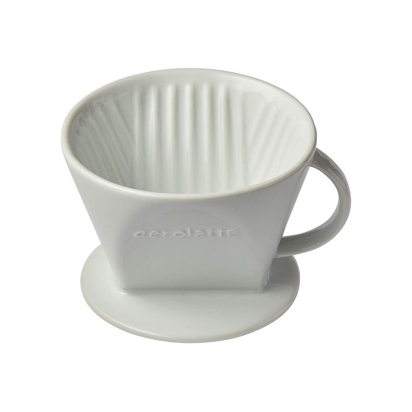 aerolatte No. 4 Size Porcelain Ceramic Coffee Filter - White (Photo: 2)